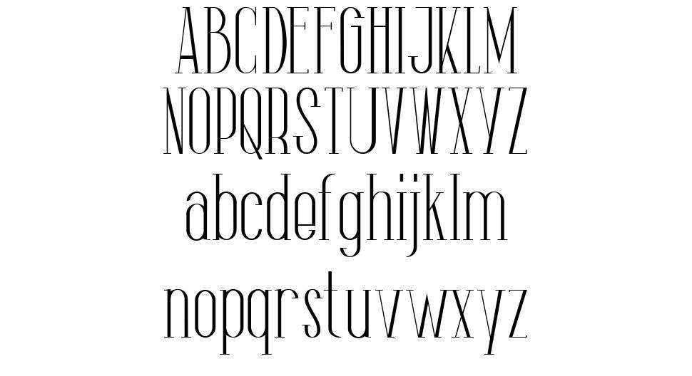 The Lingke font specimens