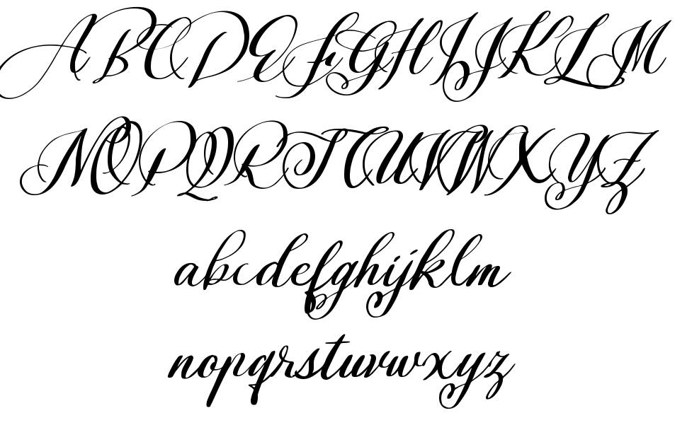 The Longlight font specimens