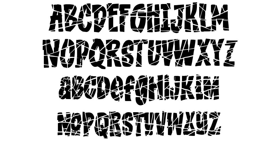 The Lost Souls font specimens
