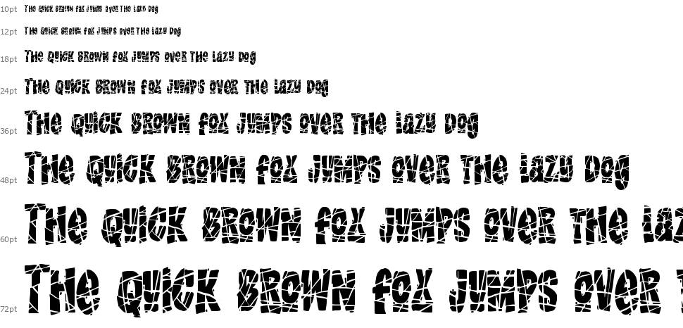 The Lost Souls font Waterfall