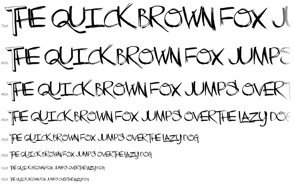 The Low Down font Waterfall