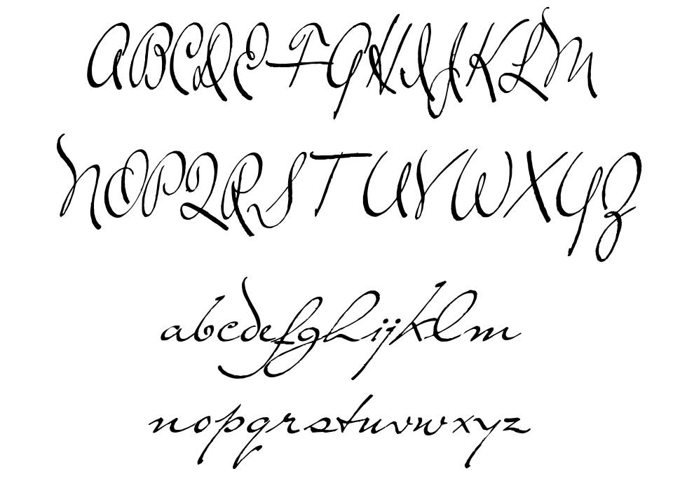 The Loyalist font Örnekler