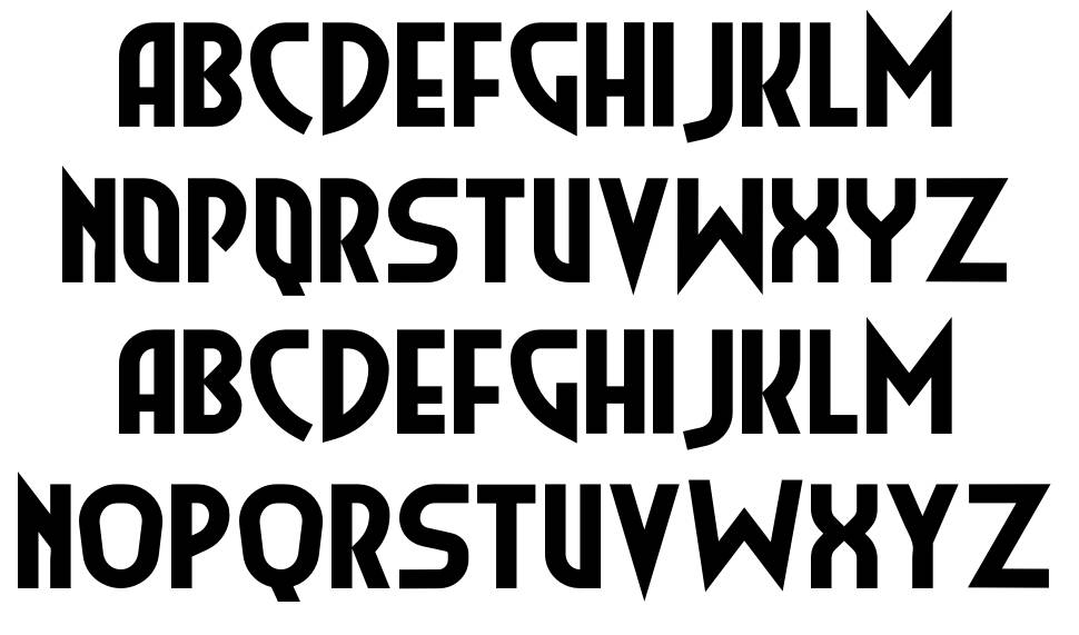 The Magnificent Girl font specimens