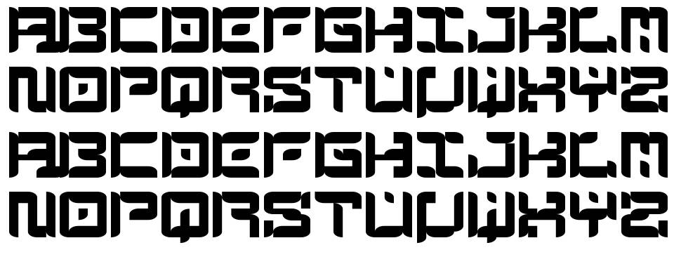 The Messenger font Örnekler