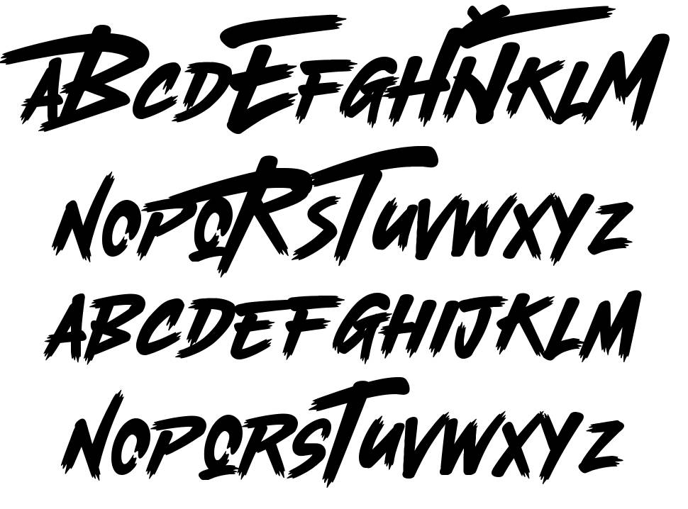 The Midnight font specimens