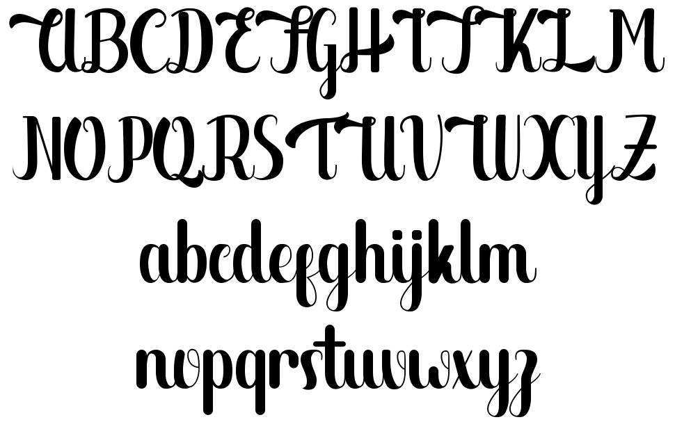 The Migare font Örnekler