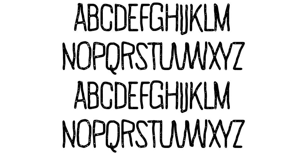 The Minima font specimens