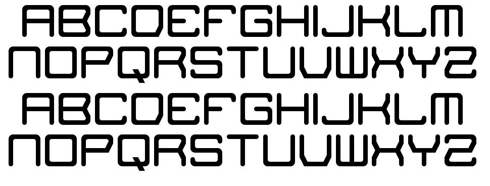 The Missing Link font specimens