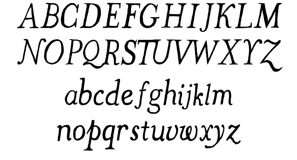 The Missus Hand Oblique font specimens