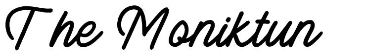 The Moniktun フォント