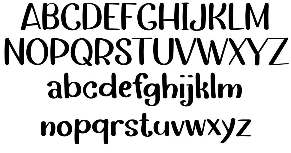 The Monogram font specimens