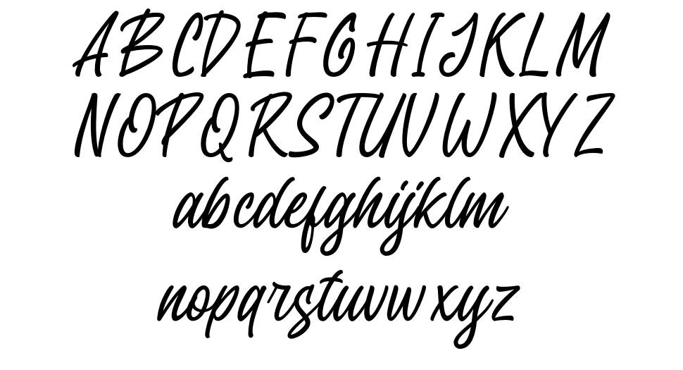 The Mordeus font specimens