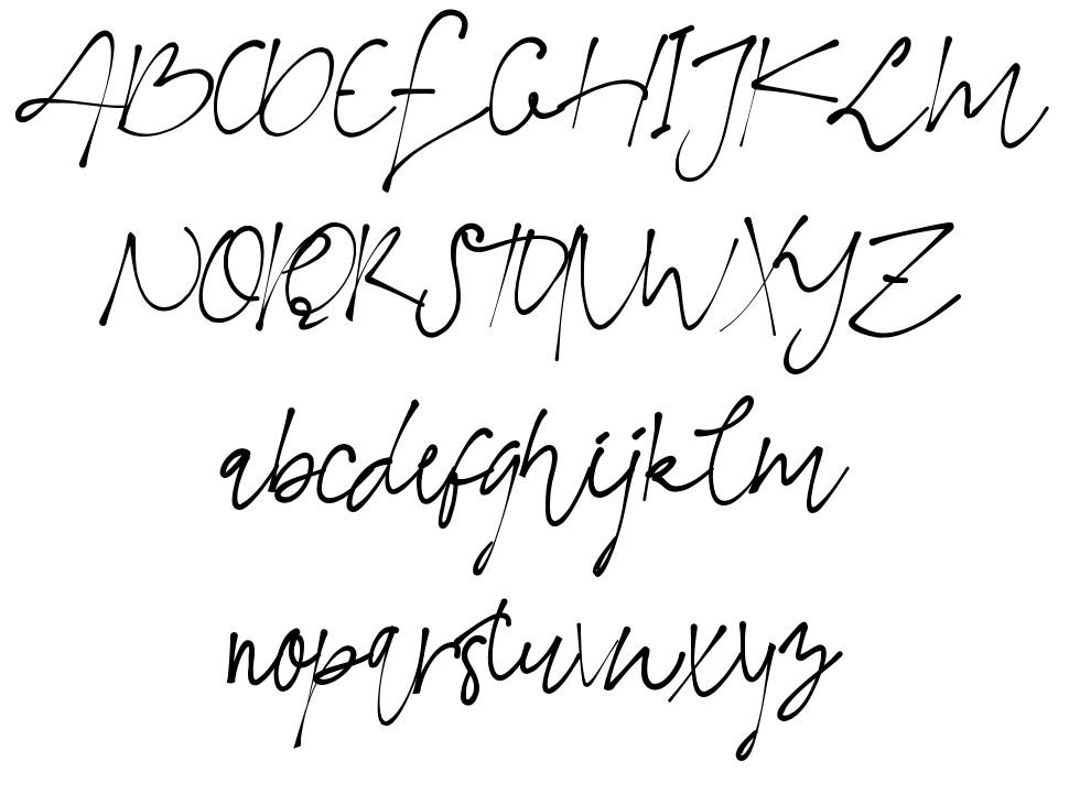 The Moyanka font specimens