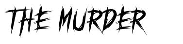 The Murder font