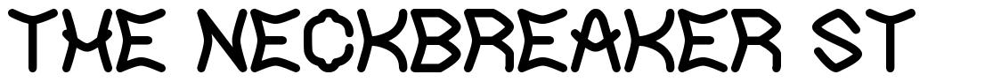 The Neckbreaker St font