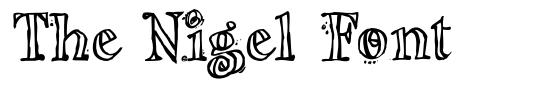 The Nigel Font font