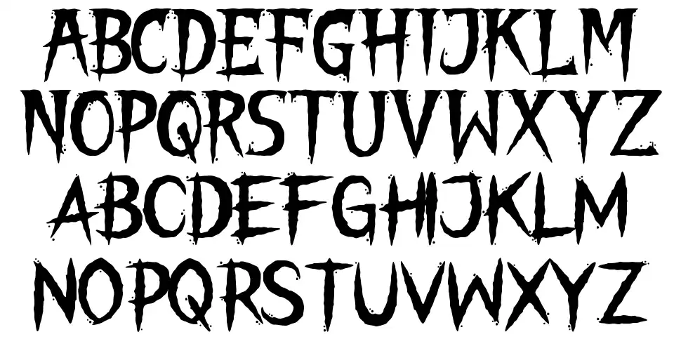 The Night Lampfont specimens