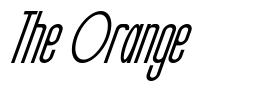 The Orange font