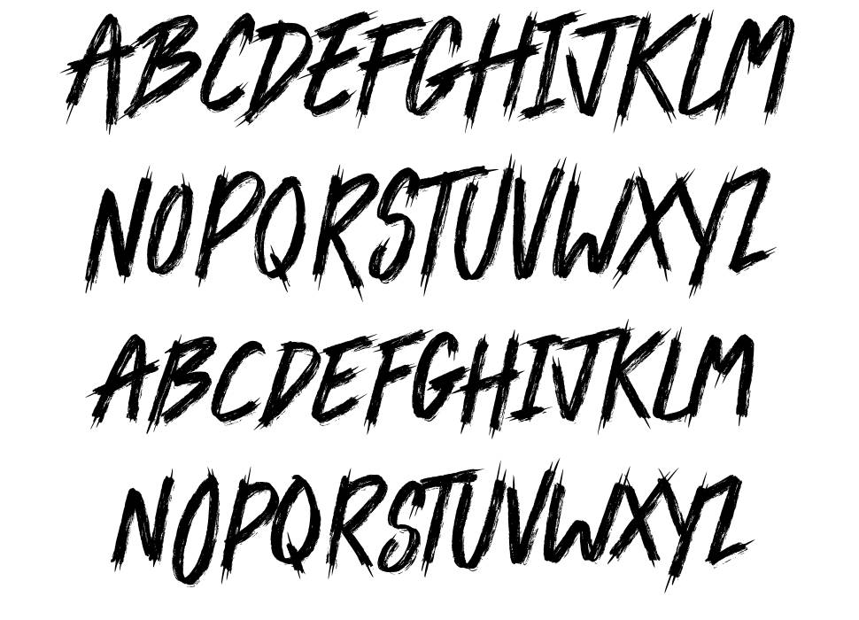 The Others font specimens