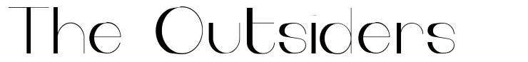 The Outsiders font