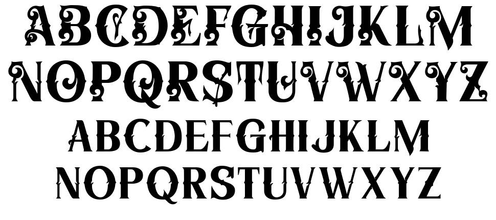 The Panglimul font specimens