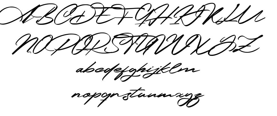 The Portologo font specimens