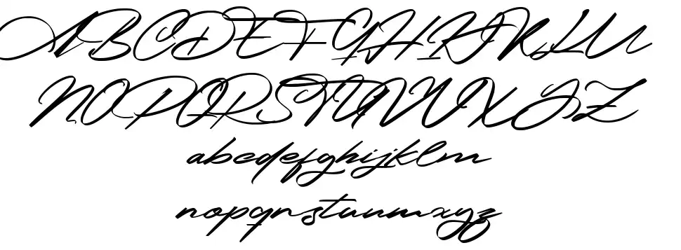 The Portologo font Örnekler