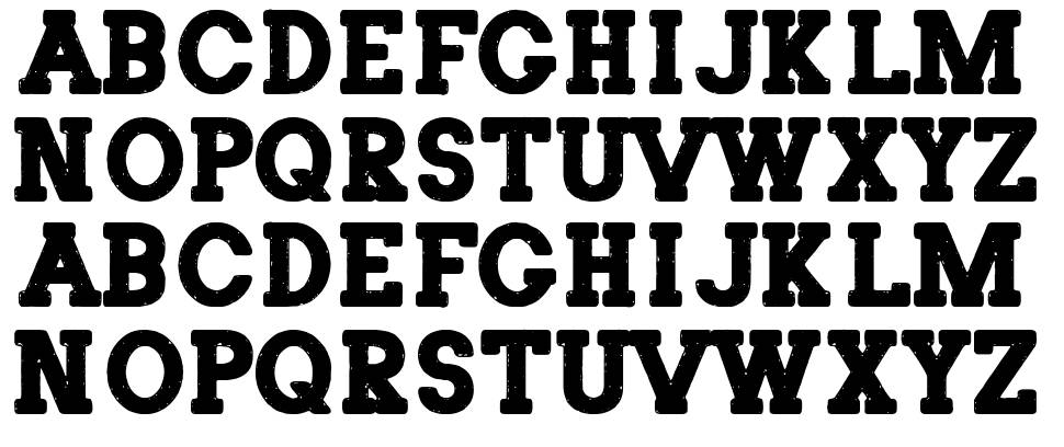 The Poster Serif font specimens