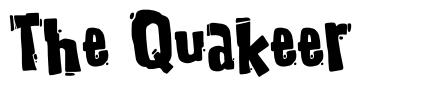 The Quakeer 字形