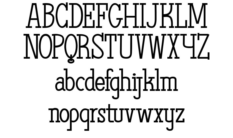 The Quest of Discoveries font specimens