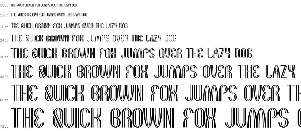 The quick motorcross font Waterfall