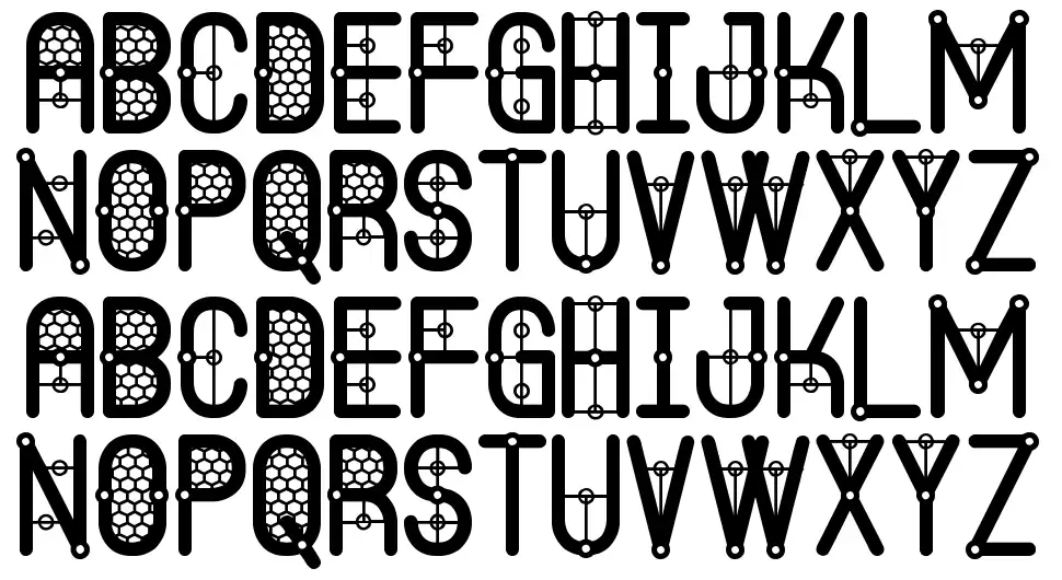 The Quick South St font specimens