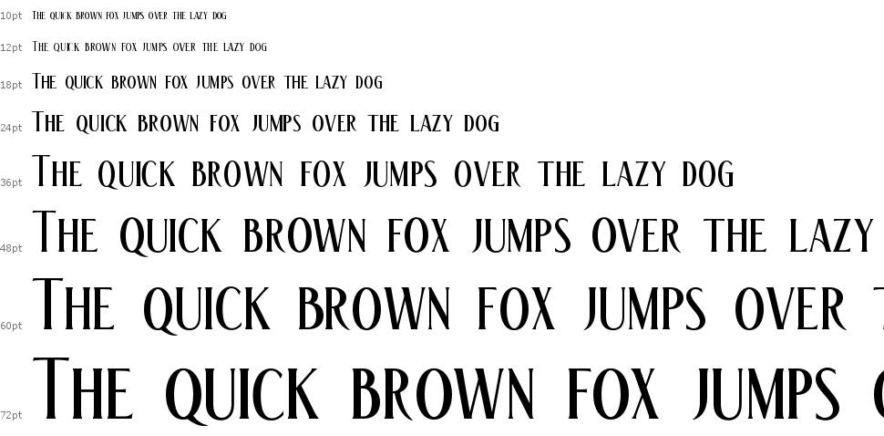 The Racoon Quest font Waterfall