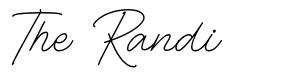 The Randi 字形