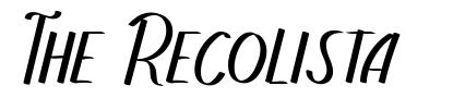 The Recolista font
