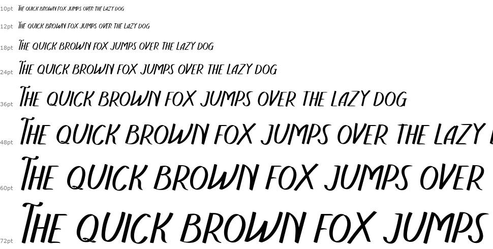The Recolista font Waterfall
