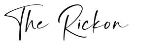 The Rickon шрифт