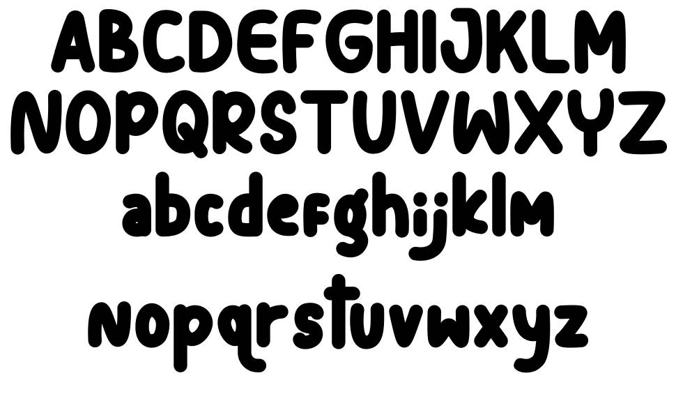 The Riola font specimens