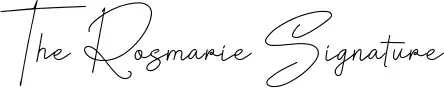 The Rosmarie Signature