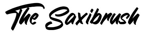 The Saxibrush шрифт