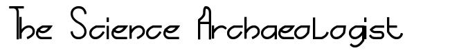 The Science Archaeologist font