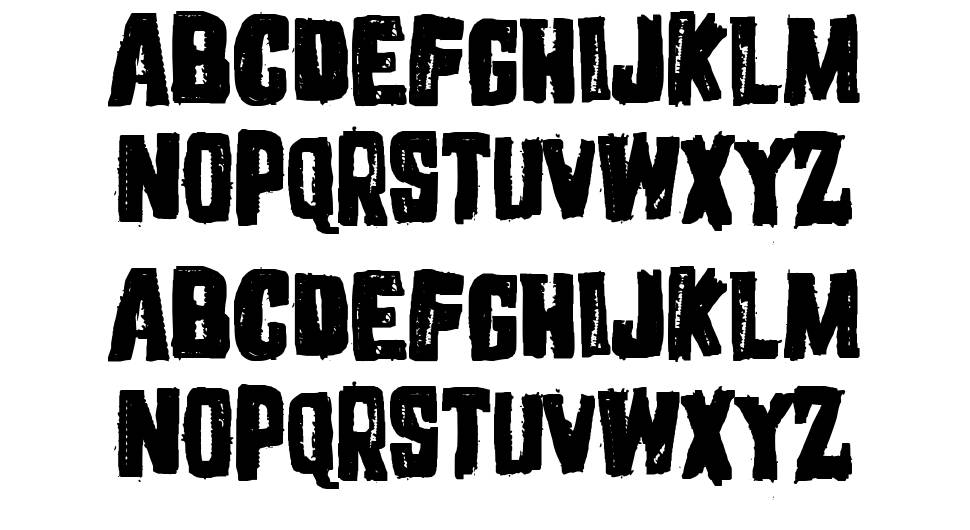 The Serial Lover font specimens