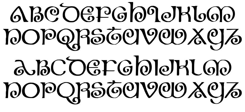 The Shire font specimens