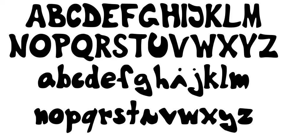The Shy Familyfont specimens