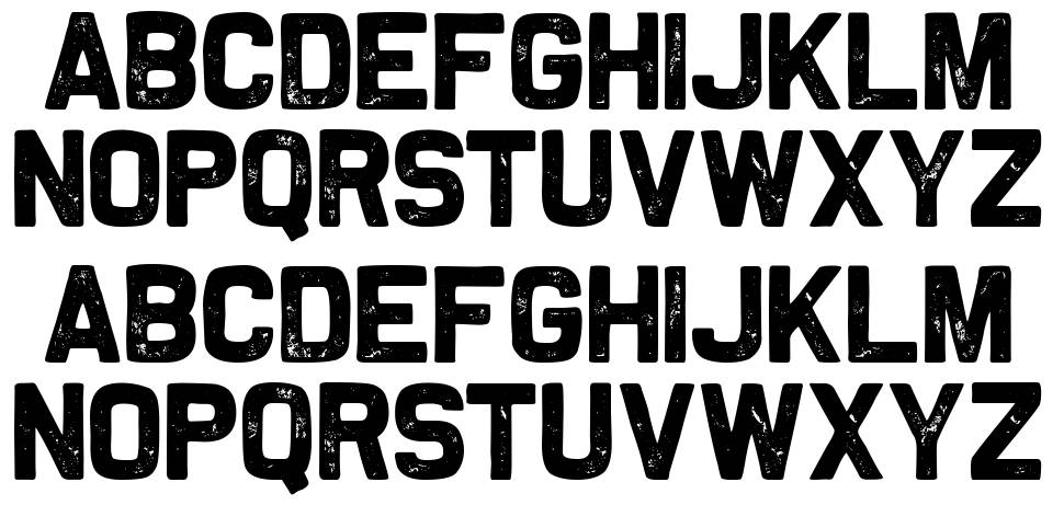 The Slug and Lion font Örnekler