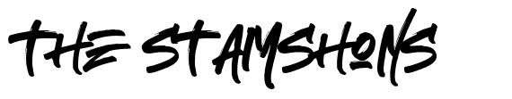 The Stamshons font