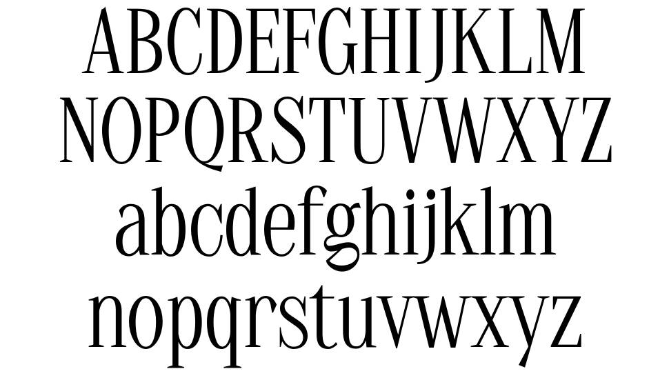 The Stegris font specimens