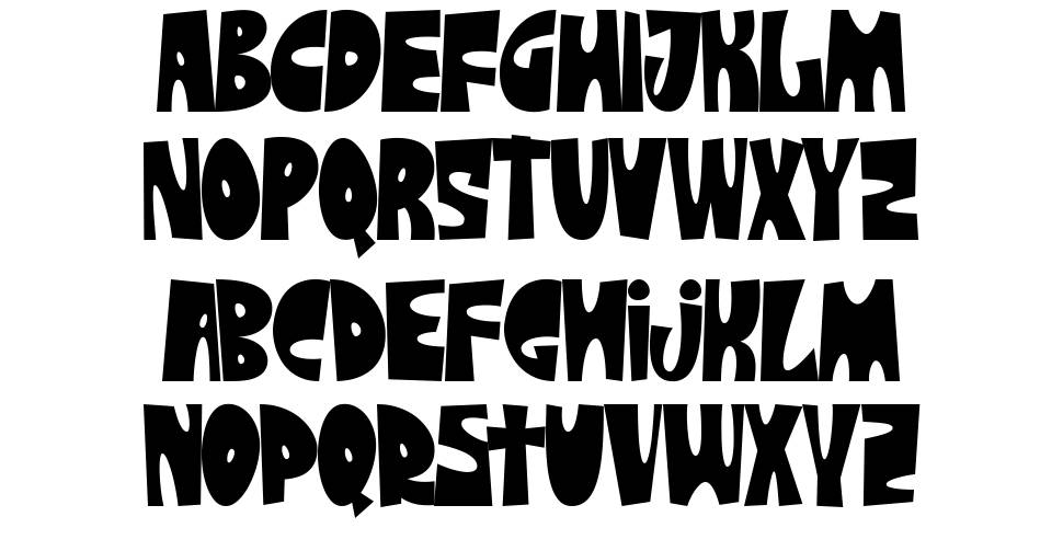 The Strattos font Örnekler