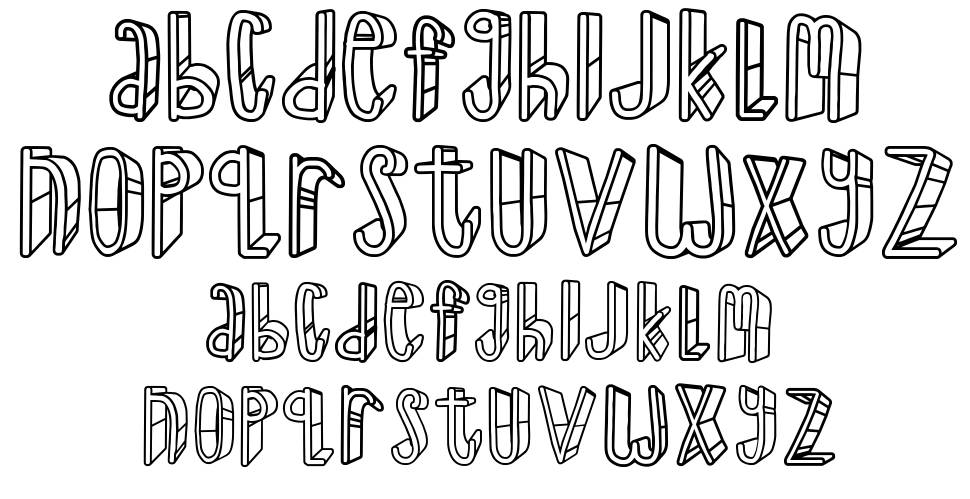 The Super Ryal 2015 font specimens