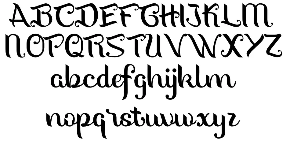 The Sweetheart Specimen The Sweetheartfont specimens